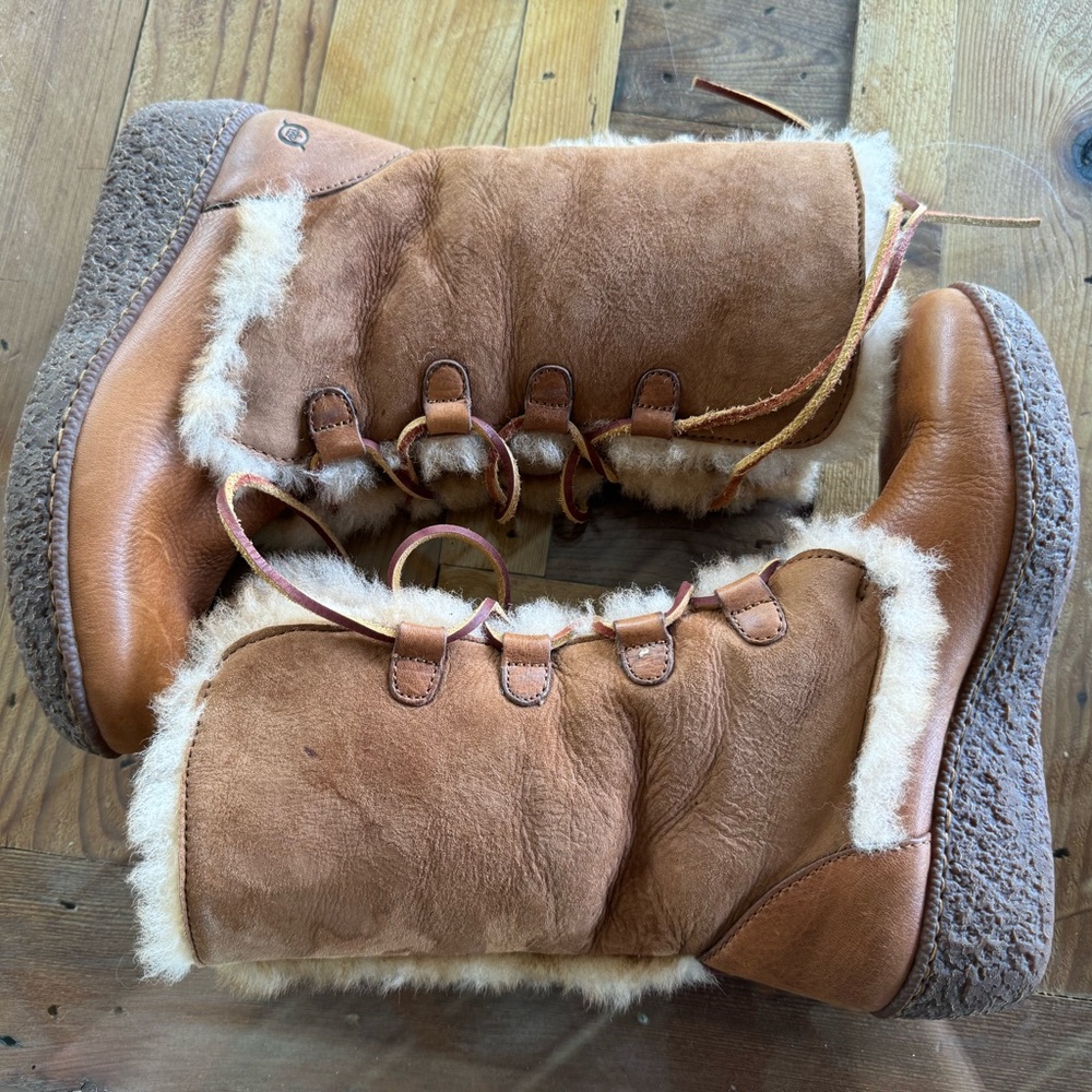 Born Brown Shearling Lined Boots